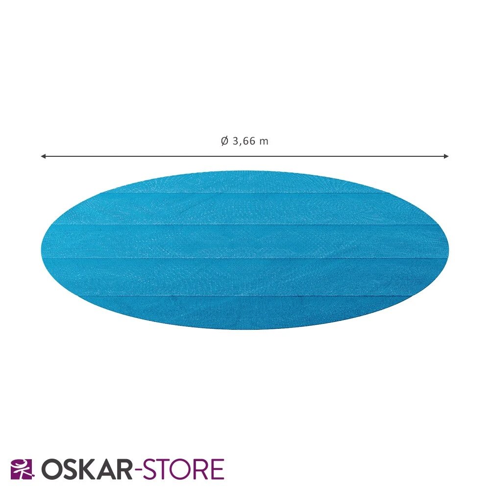 Oskar Solarfolie Pool Rund 366cm Solarplane 400µ My Poolheizung Solarabdeckplane 3 Oskar Solarfolie Pool Rund 366cm Solarplane 400µ My Poolheizung Solarabdeckplane – Bild 3