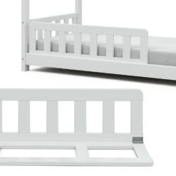 VITALISPA Rausfallschutz Für Kinderbett Bettschutzgitter Bettgitter 120cm Holz -OUTSUNNY Verkäufe 8600343700 32948 prod 005