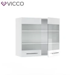 VICCO Hängeglasschrank 80 Cm Weiß Küchenzeile Unterschrank Fame 9 VICCO Hängeglasschrank 80 Cm Weiß Küchenzeile Unterschrank Fame -OUTSUNNY Verkäufe 8600343700 33527 prod 004