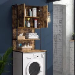 Vicco Waschmaschinenschrank Badschrank Hochschrank Fyrk Waschmaschinenregal -OUTSUNNY Verkäufe 8600343700 34192 prod 005