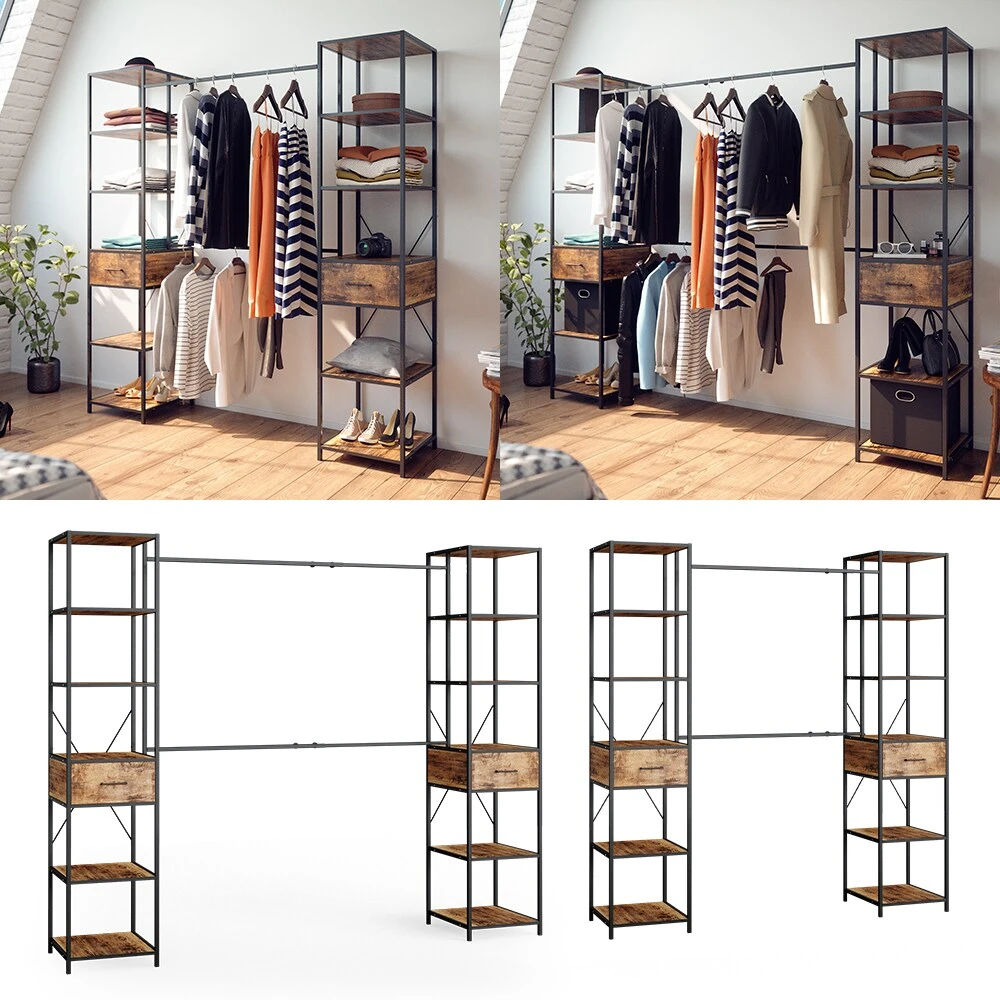 Vicco Kleiderschrank Dielenschrank Fyrk Ausziehbar Offener Schlafzimmerschrank 1 Vicco Kleiderschrank Dielenschrank Fyrk Ausziehbar Offener Schlafzimmerschrank