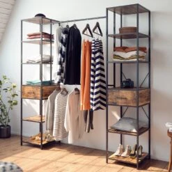 Vicco Kleiderschrank Dielenschrank Fyrk Ausziehbar Offener Schlafzimmerschrank 10 Vicco Kleiderschrank Dielenschrank Fyrk Ausziehbar Offener Schlafzimmerschrank -OUTSUNNY Verkäufe 8600343700 34193 prod 005