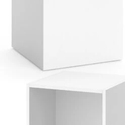 Vicco Blumenkasten Ruben Weiß 40x40cm Sitzhocker Blumen Übertopf Blumenkübel -OUTSUNNY Verkäufe 8600343700 34273 prod 006