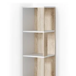 Vicco Eckregal Lio Sonoma-weiß Standregal Bücherregal Wandregal Raumteiler 5 Ebenen -OUTSUNNY Verkäufe 8600343700 34472 prod 006