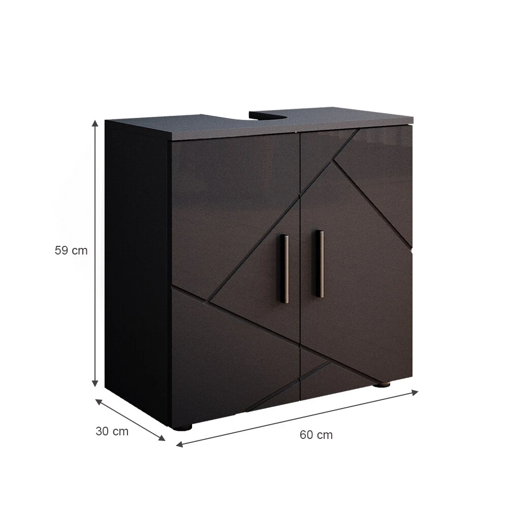 Vicco Waschbeckenunterschrank Badschrank Unterschrank Irma Badezimmerschrank 3 Vicco Waschbeckenunterschrank Badschrank Unterschrank Irma Badezimmerschrank – Bild 3