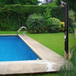 Solardusche 35 Liter Gartendusche Mit Fußdusche Dusche Pooldusche Mit Duschkopf -OUTSUNNY Verkäufe 8600343700 34617 prod 004