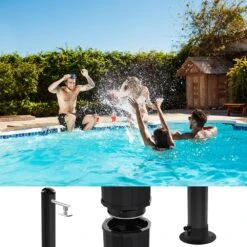 Solardusche 35 Liter Gartendusche Mit Fußdusche Dusche Pooldusche Mit Duschkopf -OUTSUNNY Verkäufe 8600343700 34617 prod 005