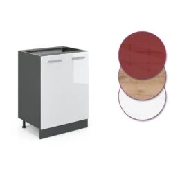 VICCO Küchenschrank Unterschrank 60 Cm R-Line Anthrazit 9 VICCO Küchenschrank Unterschrank 60 Cm R-Line Anthrazit -OUTSUNNY Verkäufe 8600343700 34904 prod 005