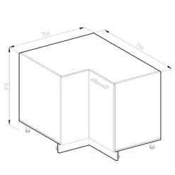 VICCO Küchenschrank Unterschrank Eckunterschrank 87 Cm R-Line Anthrazit 7 VICCO Küchenschrank Unterschrank Eckunterschrank 87 Cm R-Line Anthrazit -OUTSUNNY Verkäufe 8600343700 34908 prod 003