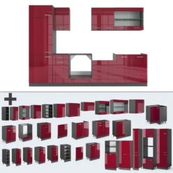 VICCO KÜCHE R-LINE 300 CM KÜCHENZEILE KÜCHENBLOCK EINBAUKÜCHE ANTHRAZIT BORDEAUX HOCHGLANZ 11 VICCO KÜCHE R-LINE 300 CM KÜCHENZEILE KÜCHENBLOCK EINBAUKÜCHE ANTHRAZIT BORDEAUX HOCHGLANZ -OUTSUNNY Verkäufe 8600343700 34945 prod 006