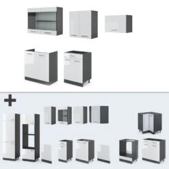Vicco KÜCHE R-LINE 200CM KÜCHENZEILE KÜCHENBLOCK EINBAU Anthrazit Weiß Hochglanz 11 Vicco KÜCHE R-LINE 200CM KÜCHENZEILE KÜCHENBLOCK EINBAU Anthrazit Weiß Hochglanz -OUTSUNNY Verkäufe 8600343700 34999 prod 006