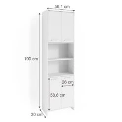 Vicco Badschrank Badregal Hochschrank Maris Weiß Aufbewahrungsschrank Badezimmer 8 Vicco Badschrank Badregal Hochschrank Maris Weiß Aufbewahrungsschrank Badezimmer -OUTSUNNY Verkäufe 8600343700 35082 prod 003