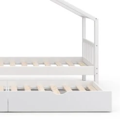 VITALISPA Kinderbett DESIGN Hausbett Gästebett Lattenrost weiß 90x200 Schublade -OUTSUNNY Verkäufe 8600343700 35962 prod 006