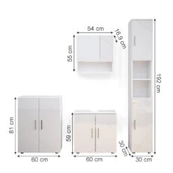 Vicco Badmöbel Set Spiegelschrank Hochschrank Unterschrank Irma Weiss Kommode 8 Vicco Badmöbel Set Spiegelschrank Hochschrank Unterschrank Irma Weiss Kommode -OUTSUNNY Verkäufe 8600343700 36127 prod 003