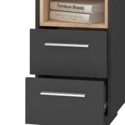 Vicco Nachtschrank Nachttisch Nachtkommode Beatrice Anthrazit 2 Schubladen Kommode -OUTSUNNY Verkäufe 8600343700 36372 prod 006