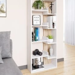 Vicco Bücherregal Raumteiler Standregal Fico Sonoma 6 Etagen Wandregal Hochregal -OUTSUNNY Verkäufe 8600343700 36781 prod 004