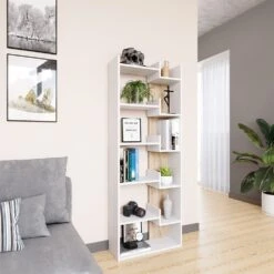 Vicco Bücherregal Raumteiler Standregal Fico Sonoma 6 Etagen Wandregal Hochregal -OUTSUNNY Verkäufe 8600343700 36781 prod 005