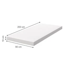 Vitalispa Komfortschaummatratze Zweitmatratze 90x200 Cm PU-Füllung Atmungsaktiv -OUTSUNNY Verkäufe 8600343700 36801 prod 003