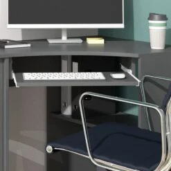 Vicco Eckschreibtisch Schreibtisch Computertisch Odin Anthrazit Arbeitstisch Ablage -OUTSUNNY Verkäufe 8600343700 36910 prod 005