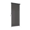 OK-Living Senkrechtmarkise Sonnenschutzrollo Seitenmarkise Anthrazit 250x120 Cm