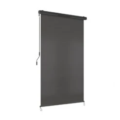 OK-Living Senkrechtmarkise Sonnenschutzrollo Seitenmarkise Anthrazit 250x160 Cm