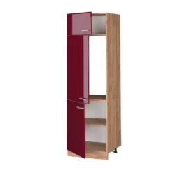 Vicco Kühlumbauschrank Küchenschrank Küchenzeile R-Line 60 Cm Goldkraft Bordeaux -OUTSUNNY Verkäufe 8600343700 37148 prod 004