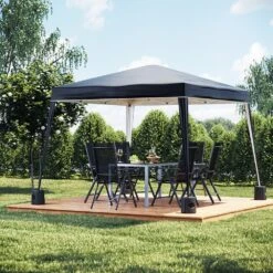 OK-Living Pavillongewicht Pavillonstandfüße Beschwerung Anthrazit Gartenzelt -OUTSUNNY Verkäufe 8600343700 37212 prod 004