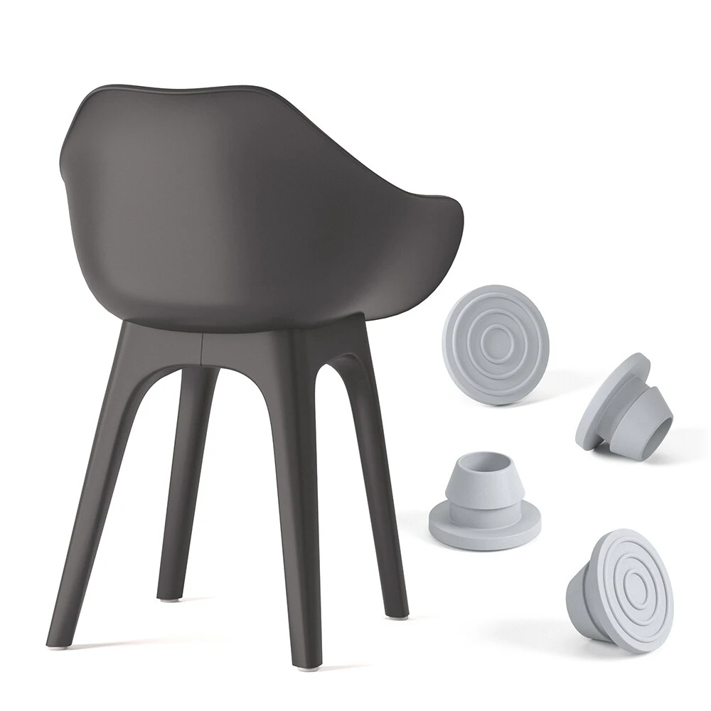 OK-Living Gartenstuhl Terrassenstuhl Balkonstuhl Ghibli Schwarz Schalensitz Set 6 OK-Living Gartenstuhl Terrassenstuhl Balkonstuhl Ghibli Schwarz Schalensitz Set – Bild 6