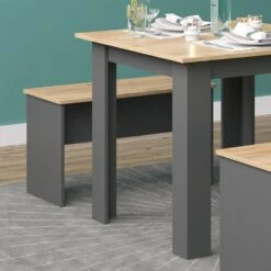 Vicco Tischgruppe Sitzgruppe Esszimmer Sentio Esstisch Anthrazit Eiche 80 Cm -OUTSUNNY Verkäufe 8600343700 37274 prod 005