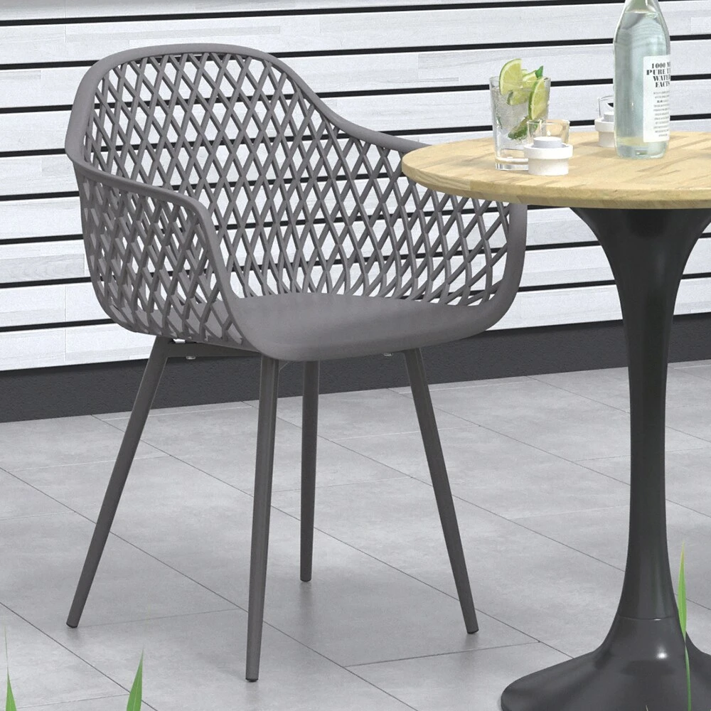 OK-Living Gartenstuhl Terrassenstuhl Balkonstuhl Jakob Grau Sitzschale Stuhl 5 OK-Living Gartenstuhl Terrassenstuhl Balkonstuhl Jakob Grau Sitzschale Stuhl – Bild 5