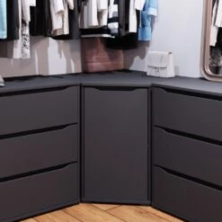 Vicco Eckkommode Sideboard Mehrzweckschrank Ruben Anthrazit Kleiderschrank Tür -OUTSUNNY Verkäufe 8600343700 37605 prod 005