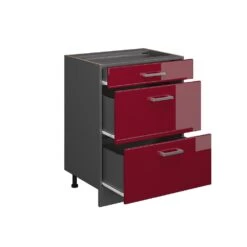 Vicco Schubladenunterschrank Küchenschrank Küchenzeile R-Line 60 Cm Anthrazit Bordeaux Schublade -OUTSUNNY Verkäufe 8600343700 37819 prod 004