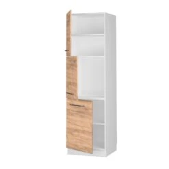 Vicco Herdumbauschrank Küchenschrank Küchenmöbel Fame-Line Weiß Eiche Goldkraft 60 Cm Modern Küche Einbauküche Blende Herdschrank Hochschrank Küchenzeile Drehtür Einlegeboden -OUTSUNNY Verkäufe 8600343700 38515 prod 004