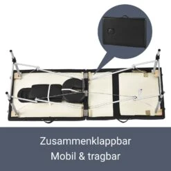 Juskys Massageliege 3 Zonen Klappbar – Aluminium Massagetisch Höhenverstellbar - 180x60 Cm Schwarz 10 Juskys Massageliege 3 Zonen Klappbar – Aluminium Massagetisch Höhenverstellbar - 180x60 Cm Schwarz -OUTSUNNY Verkäufe 8600348200 51479863 prod 005