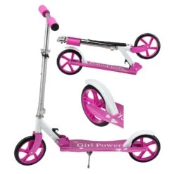 ArtSport Scooter Cityroller Big Wheel 205mm Räder Klappbar Höhenverstellbar Kinder-Roller Ab 3 Jahre