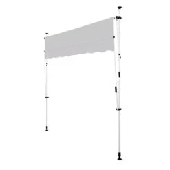 Strattore Klemmmarkise / Balkonmarkise Sonnenschutz 250 X 120 Cm - Grau -OUTSUNNY Verkäufe 8600348300 8045 prod 006