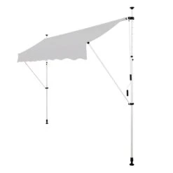 Strattore Klemmmarkise / Balkonmarkise Sonnenschutz 300 X 120 Cm - Grau -OUTSUNNY Verkäufe 8600348300 8046 prod 005