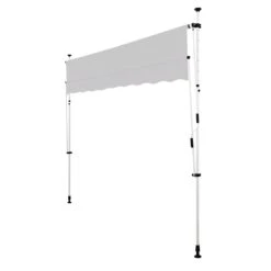 Strattore Klemmmarkise / Balkonmarkise Sonnenschutz 300 X 120 Cm - Grau -OUTSUNNY Verkäufe 8600348300 8046 prod 006