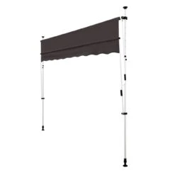Strattore Klemmmarkise 300 X 120 Cm - Anthrazit Balkonmarkise Sonnenschutz 10 Strattore Klemmmarkise 300 X 120 Cm - Anthrazit Balkonmarkise Sonnenschutz -OUTSUNNY Verkäufe 8600348300 8824 prod 005