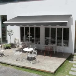 Strattore Gelenkarmmarkise / Balkonmarkise Sonnenschutz 295 X 250 Cm - Anthrazit