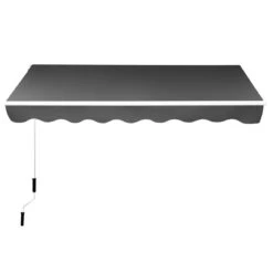 Strattore Gelenkarmmarkise / Balkonmarkise Sonnenschutz 295 X 250 Cm - Anthrazit -OUTSUNNY Verkäufe 8600348300 8898 prod 003