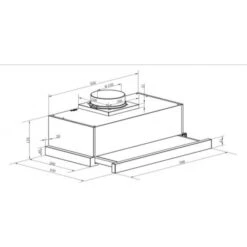 Umluftset Dunstabzugshaube PKM UBH6002-2H 60cm + Aktivkohlefilter -OUTSUNNY Verkäufe 8600349300 1426 prod 003