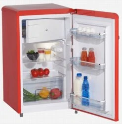 Wolkenstein KS95RT FR Retro Kühlschrank Rot Feuerrot Mit Gefrierfach -OUTSUNNY Verkäufe 8600349300 2498 prod 004