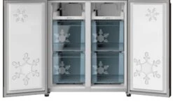 Wolkenstein Side By Side WCD400A++NF BG Kühlschrank Schwarzes Glas -OUTSUNNY Verkäufe 8600349300 2534 prod 006