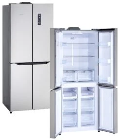 Wolkenstein Side By Side WCD400A++NF IX Kühlschrank INOX Design