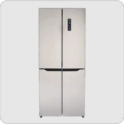 Wolkenstein Side By Side WCD400A++NF IX Kühlschrank INOX Design -OUTSUNNY Verkäufe 8600349300 2535 prod 006