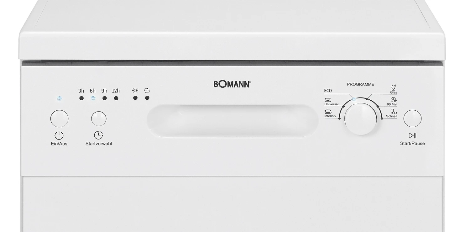 Bomann GSP 7405 Geschirrspüler 45cm Weiß Freistehend Einbau Unterbau 5 Bomann GSP 7405 Geschirrspüler 45cm Weiß Freistehend Einbau Unterbau – Bild 5