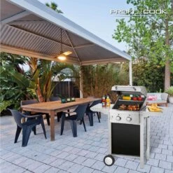 ProfiCook Gasgrill PC-GG 1128 Edelstahl Silber Piezozündung 6,3 KW -OUTSUNNY Verkäufe 8600349300 2629 prod 005