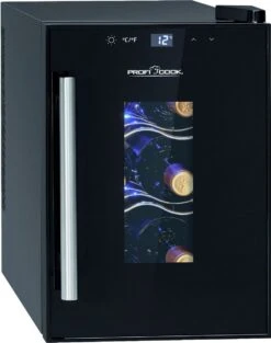 ProfiCook PC-WK 1230 Weintemperierschrank Für 6 Fla. Weinkühlschrank