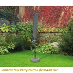 WEHNCKE Party Garten Schirm Schutzhülle Sonnen Schirm Hülle Haube Abdeckung 420D Variante: Für Garten Party Schirm Ø 200-410 Cm -OUTSUNNY Verkäufe 8600354700 A2311 3822 prod 004